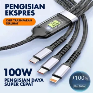Kabel Fast Charging 1000W 3 in 1 - DNY