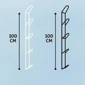 Rak Helm 5 Susun Hitam - SYM