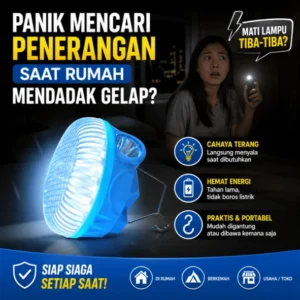 Lampu LED Emergency 2 in 1 - NSY