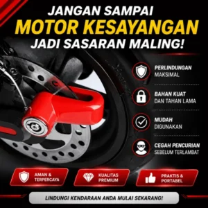Gembok Rem Cakram Anti Maling - SYM